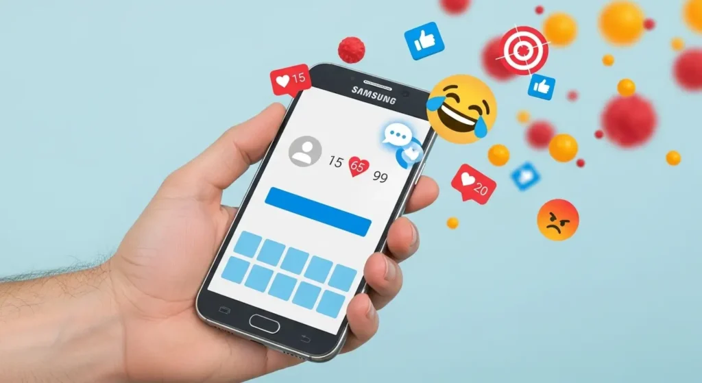 bombando redes sociais