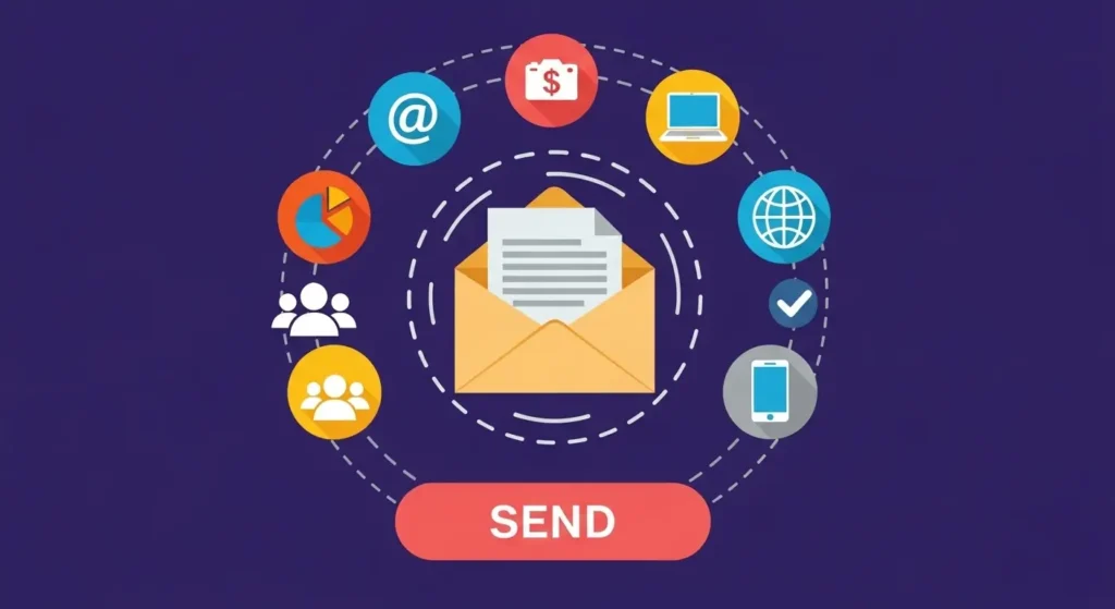 seção de email marketing