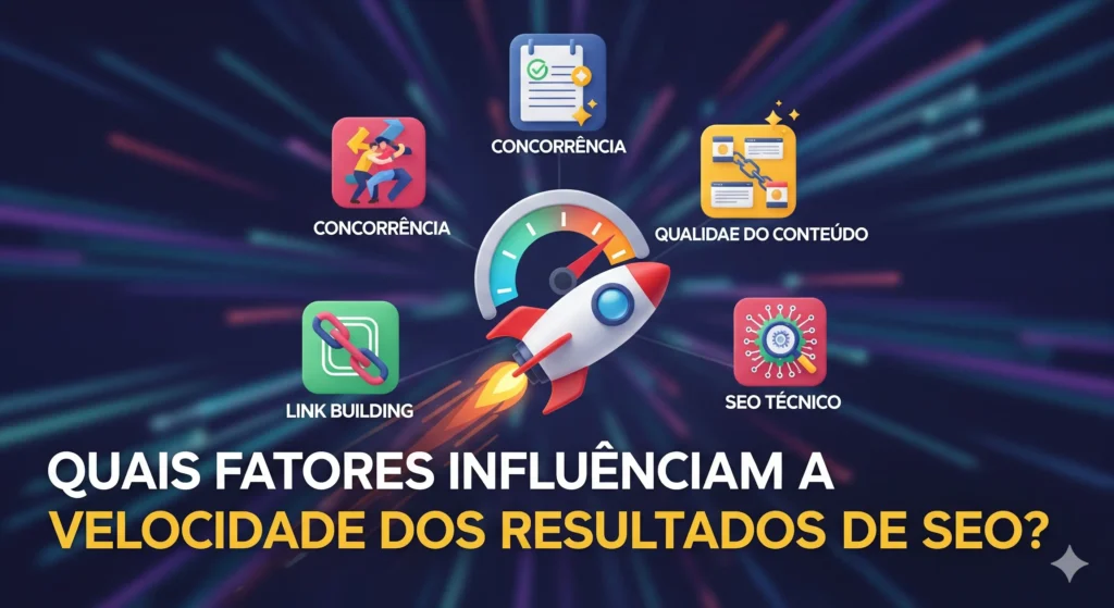 Quais fatores influenciam a velocidade dos resultados de SEO?